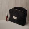 Quilted Pouch, Black - Bags - 2
