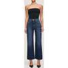Karmine Refined Wide Leg Straight Vintage, Dark Sea - Jeans - 2