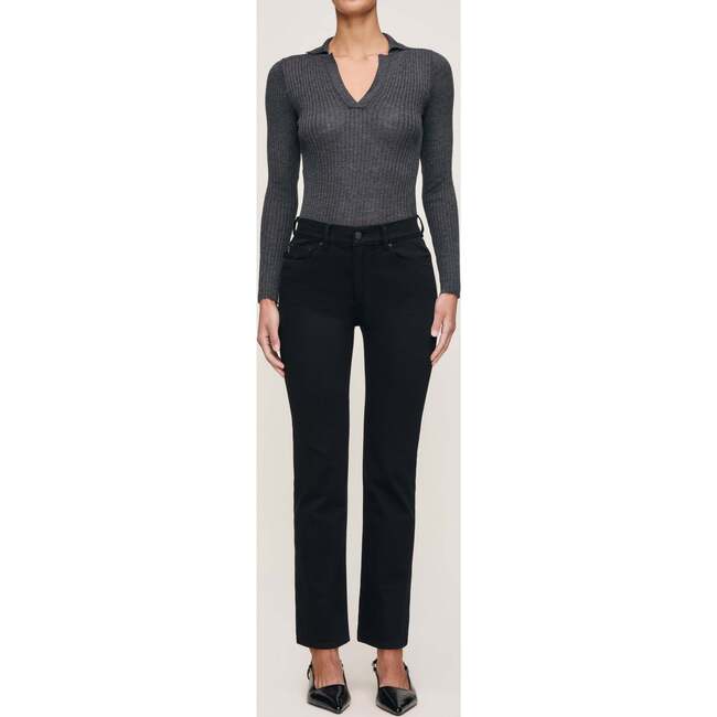 Mara Straight Instasculpt, Black - Jeans - 4