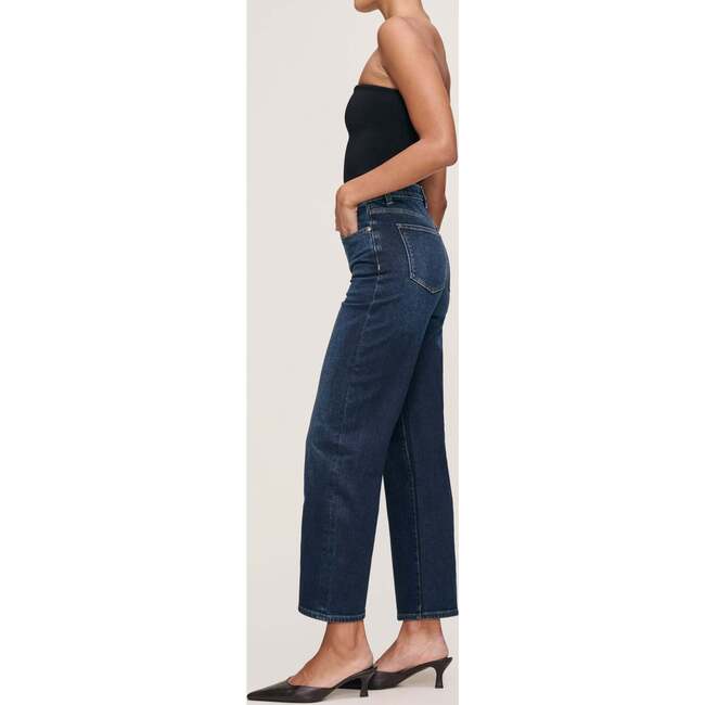 Karmine Refined Wide Leg Straight Vintage, Dark Sea - Jeans - 3