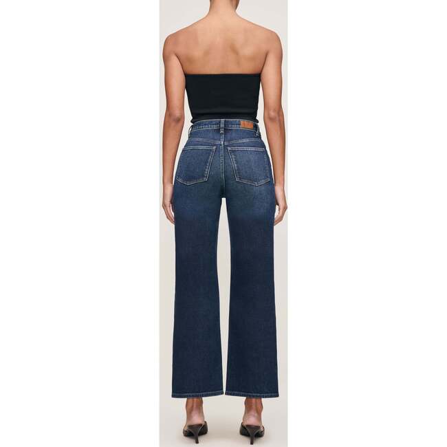 Karmine Refined Wide Leg Straight Vintage, Dark Sea - Jeans - 4