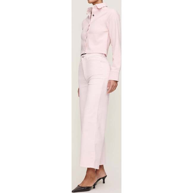 Hepburn Wide Leg Vintage, Powder Pink - Jeans - 2