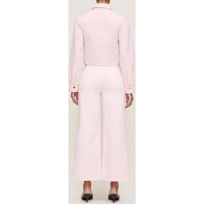 Hepburn Wide Leg Vintage, Powder Pink - Jeans - 3