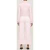 Hepburn Wide Leg Vintage, Powder Pink - Jeans - 3