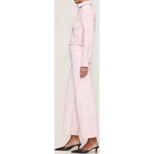 Hepburn Wide Leg Vintage, Powder Pink - Jeans - 4