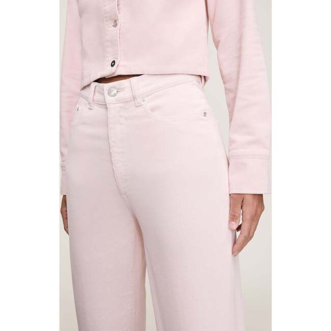 Hepburn Wide Leg Vintage, Powder Pink - Jeans - 5