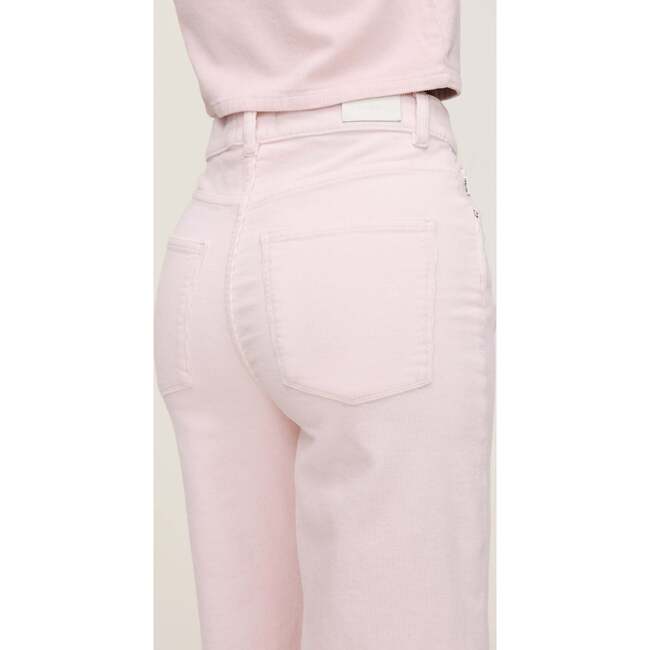 Hepburn Wide Leg Vintage, Powder Pink - Jeans - 6