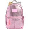 Kane Mini Backpack, Pink/Silver - Backpacks - 1 - thumbnail