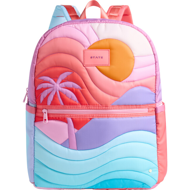 Kane Double Pocket Large Backpack, Sunset