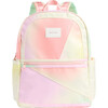 Kane Double Pocket Large Backpack, Tie Dye Patchwork - Backpacks - 1 - thumbnail