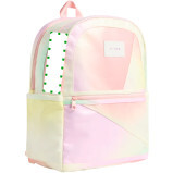 Kane Double Pocket Large Backpack, Tie Dye Patchwork - Backpacks - 2