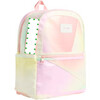 Kane Double Pocket Large Backpack, Tie Dye Patchwork - Backpacks - 2