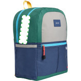 Kane Double Pocket Backpack, Green/Navy - Backpacks - 2