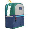Kane Double Pocket Backpack, Green/Navy - Backpacks - 2