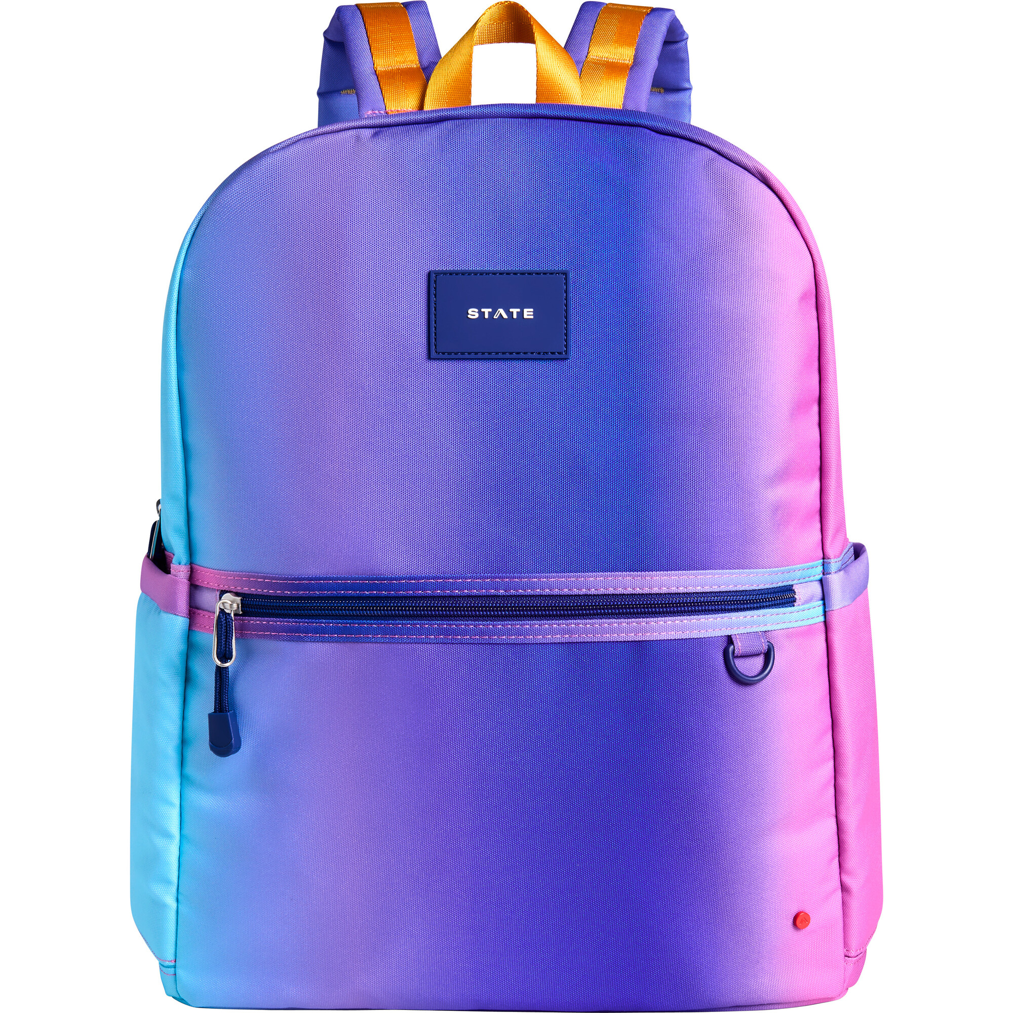 Kane Double Pocket Large Backpack, Blue Pink Gradient - STATE Bags