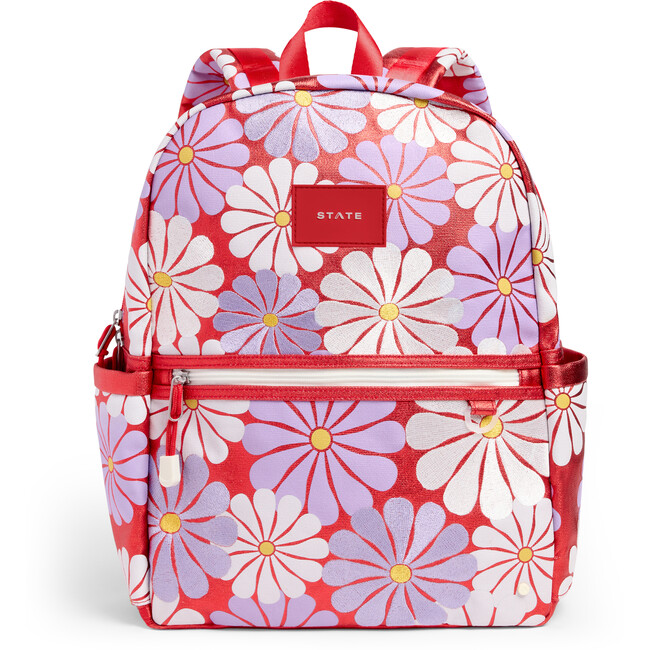 Kane Double Pocket Backpack, Ruby Floral