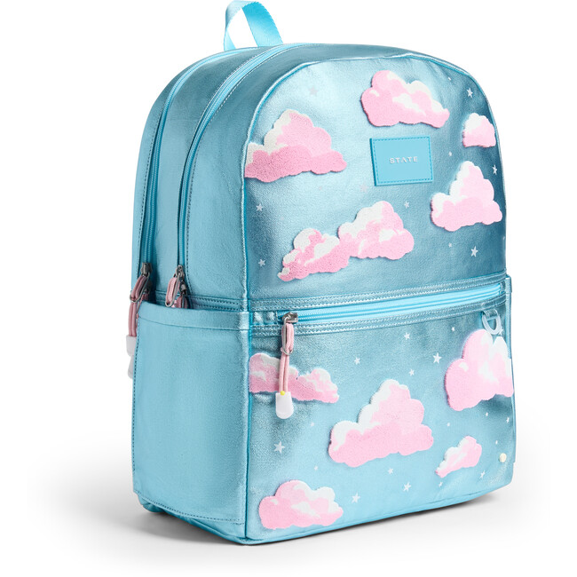 Kane Double Pocket Backpack, Clouds - Backpacks - 2