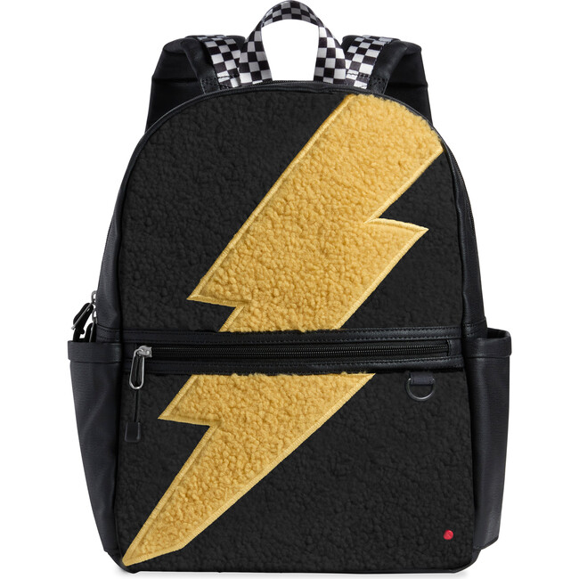 Kane Double Pocket Backpack, Fuzzy Bolt