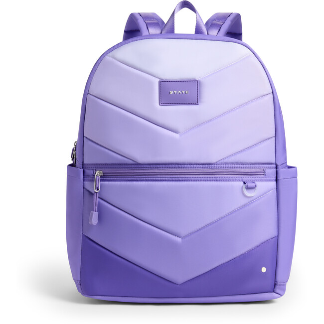 Kane Backpack, Lilac Chevron
