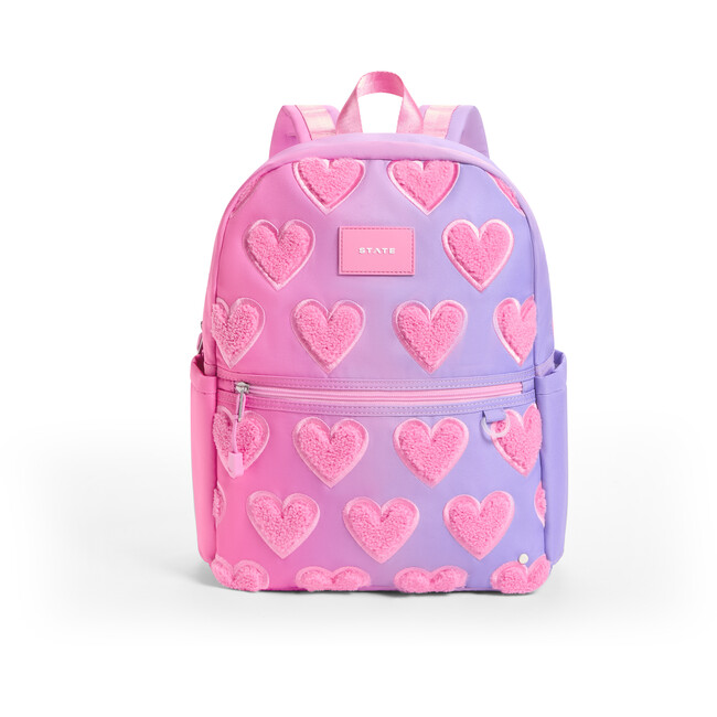 Kane Backpack, Ombre Fuzzy Hearts