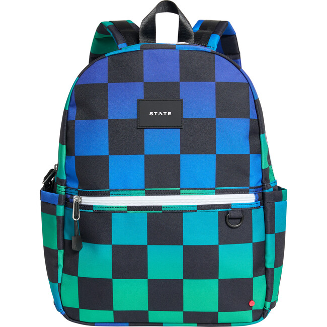 Kane Backpack, Blue Checkerboard
