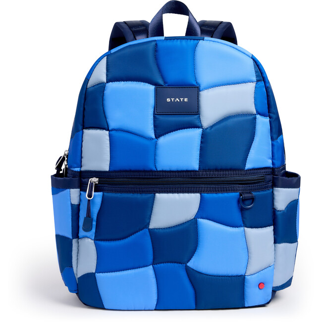 Kane Backpack, Blue Puffer Check