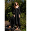 Isabelle Silk Dress, Black - Dresses - 2