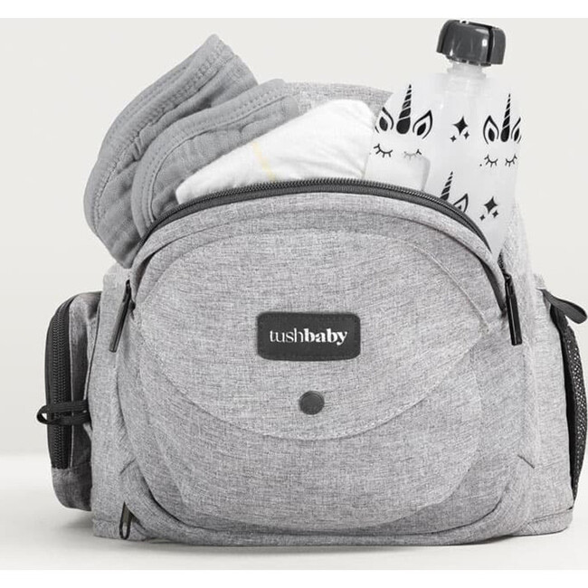 Tushbaby Hip Seat Carrier, Grey