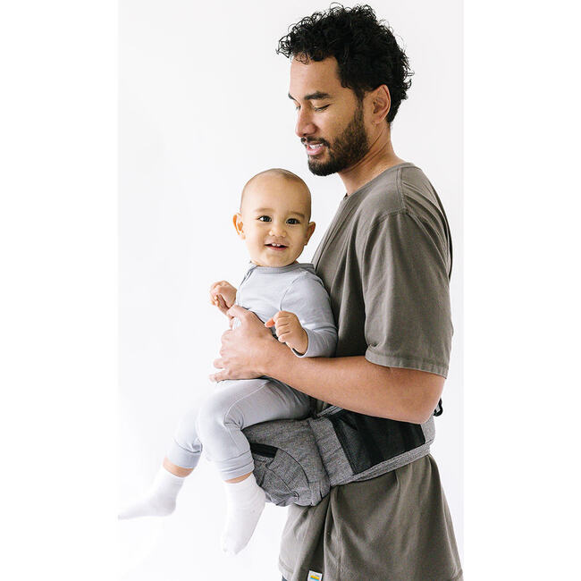 Tushbaby Hip Seat Carrier, Grey - Carriers - 3