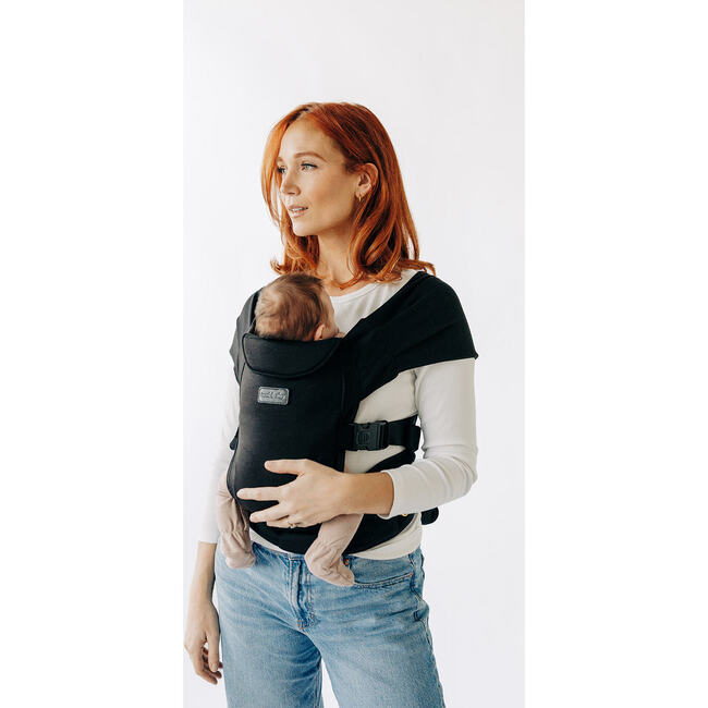 Pearl Newborn Carrier, Black - Carriers - 2