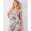 Hen House, Back to Bed Cropped Set, Soft Blue - Pajamas - 2