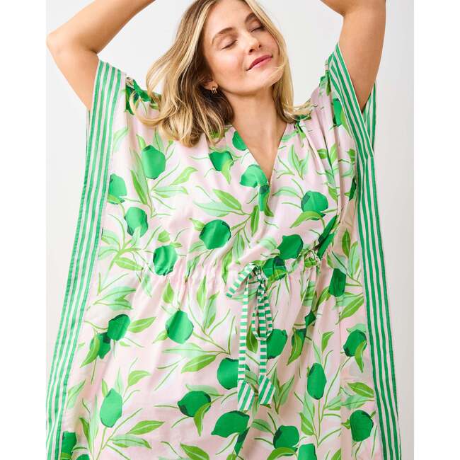Lime Zest, Let's Cruise Caftan, Pink Salt - Cover-Ups - 3