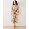 Palm Royale Pooches, Eco Satin Robe, Grasshopper - Robes - 3