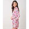 Shrimp Cocktail, Satin Glam Mini Robe, Parlor Pink - Robes - 3