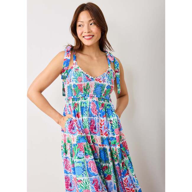 Stained Glass Sea, Siren Dress, Cloud - Dresses - 2