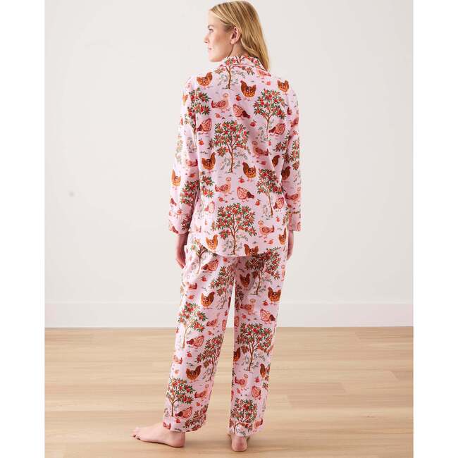 Hen House, Long PJ Set, Ballet Pink - Pajamas - 2