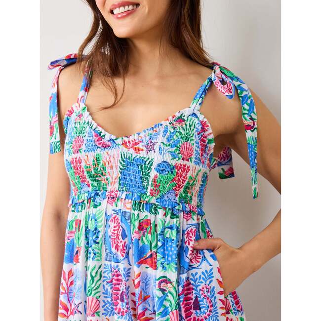 Stained Glass Sea, Siren Dress, Cloud - Dresses - 3