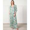 Camel's Courtyard, Satin Wildest Dreams Set, Avocado - Pajamas - 3