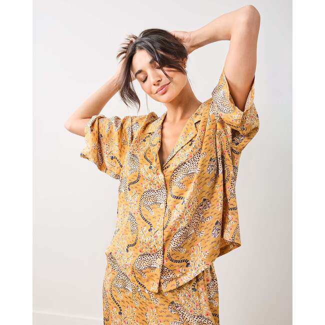 Bagheera, Satin Wildest Dreams Set, Tobacco - Pajamas - 2
