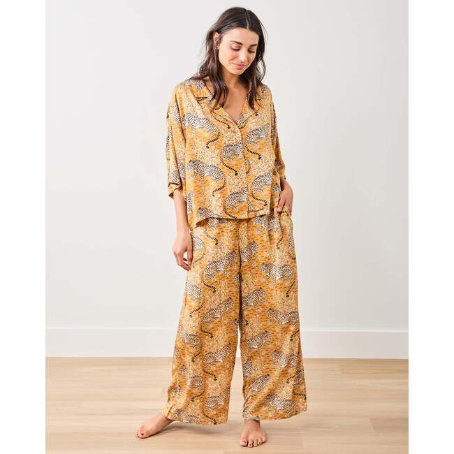 Bagheera, Satin Wildest Dreams Set, Tobacco - Pajamas - 3