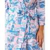 Mermaid Toile, Getting Ready Robe, Blush - Robes - 2