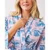 Mermaid Toile, Getting Ready Robe, Blush - Robes - 3