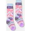 Winter Ski Socks with Merino Wool, Pink - Socks - 3
