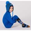 Winter Ski Socks with Merino Wool, Deep Teal - Socks - 2