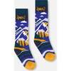 Winter Ski Socks with Merino Wool, Deep Teal - Socks - 3
