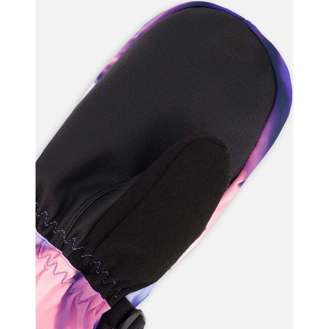 Winter Mittens Teknik, Pink and Blue Marble - Gloves - 5