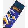 Winter Ski Socks with Merino Wool, Deep Teal - Socks - 4