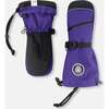 Winter Mittens Teknik, Dark Purple - Gloves - 1 - thumbnail