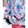 Winter Mittens Teknik, Blue Flower Print - Gloves - 2