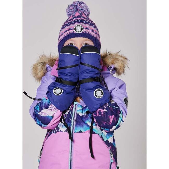 Winter Mittens Teknik, Dark Purple - Gloves - 3